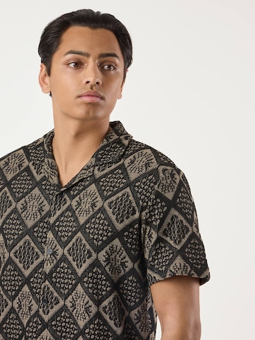 Comfort fit Camicia 'Resort' di Denim Factory in verde