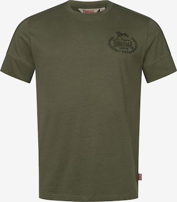 LONSDALEMajica 'Breock' - zelena boja: prednji dio