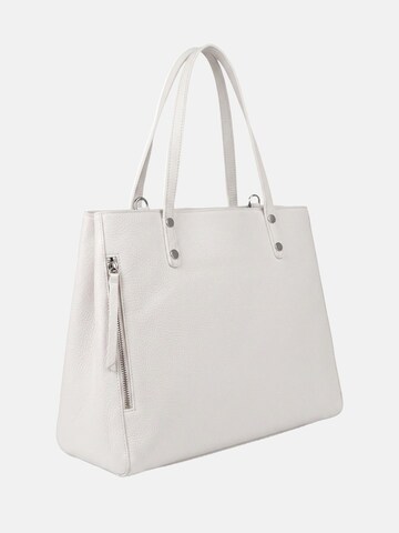Borsa a spalla 'Borsa a Spalla Pelle Genuina Virginia Rhinè 36x27 cm' di Virginia Rhinè in bianco