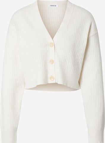 EDITED Knit cardigan 'Fiona' in White: front