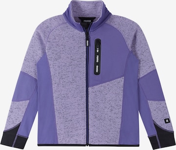 Reima Fleecejacke 'Laskien' in Lila: Vorderseite