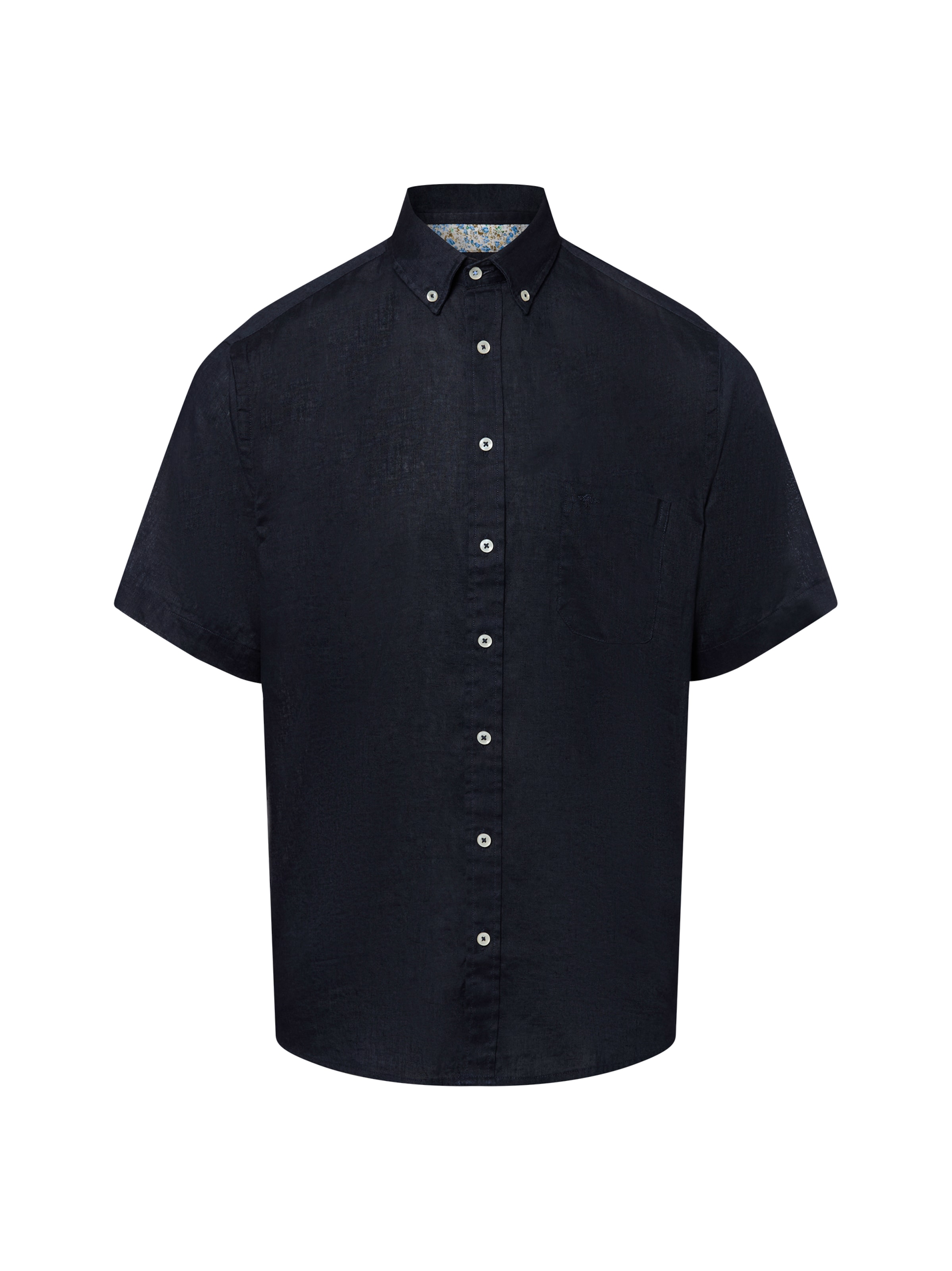 FYNCH-HATTON Button Up Shirt in Blue: front