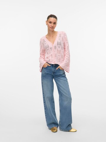 VERO MODA Cardigan i pink