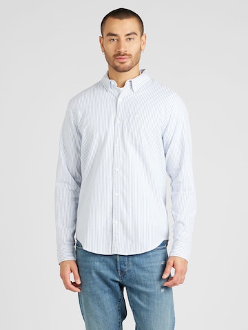 HOLLISTER Regular fit Button Up Shirt in Blue: front