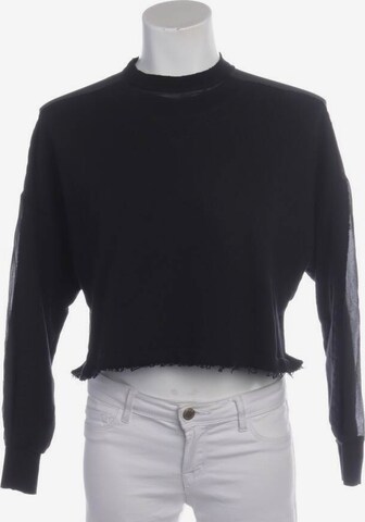 Dondup Sweatshirt & Zip-Up Hoodie in S in Black: front
