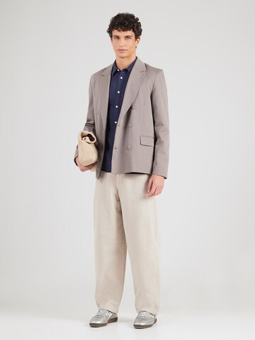 KnowledgeCotton Apparel Regularny krój Koszula w kolorze niebieski