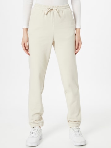 TOM TAILOR DENIM Tapered Pants in Beige: front