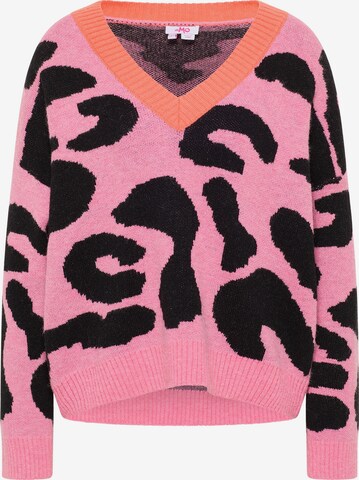 MYMO - Pullover em rosa: frente