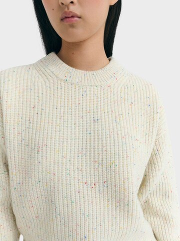 Pullover 'CARMEN' di Thinking MU in bianco