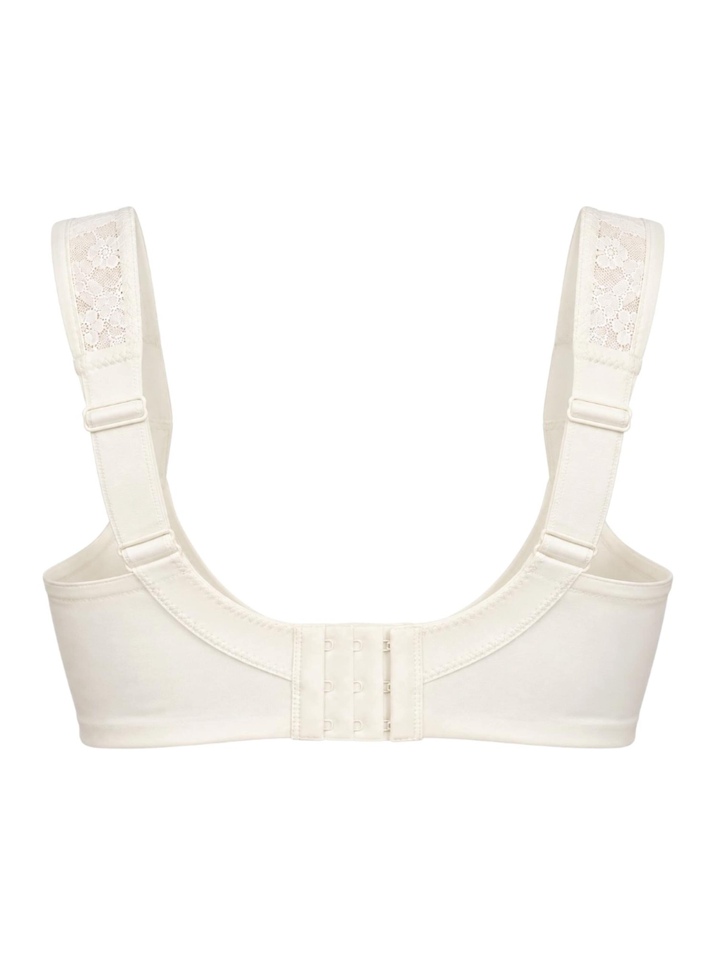 MILENKA Klassiek BH 'ORHIDEJA - softcup wire BH - padded straps' in Wit