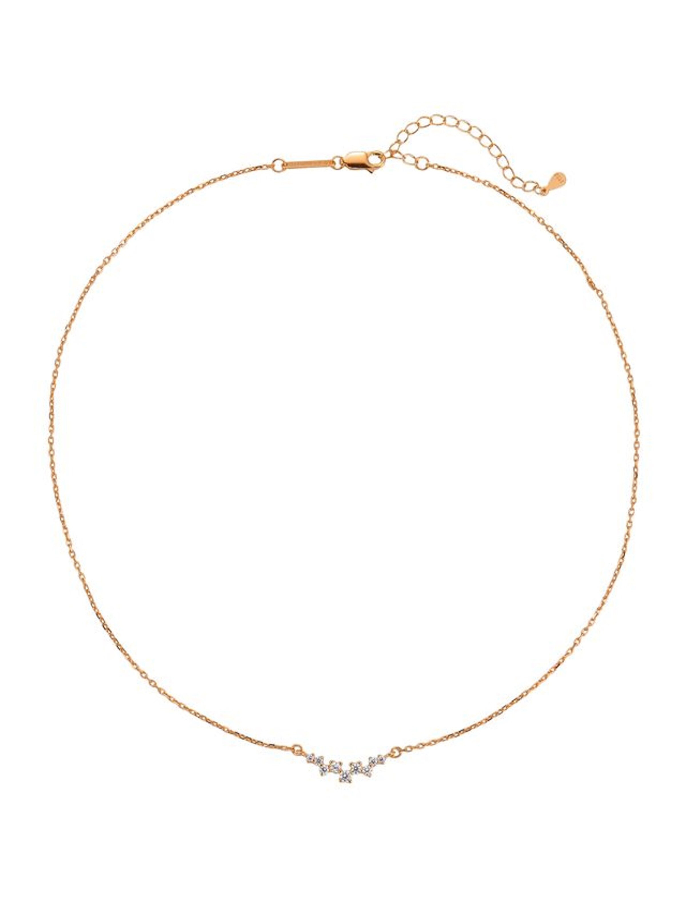 Hey Happiness Ketting 'Lumi Line' in Goud: voorkant