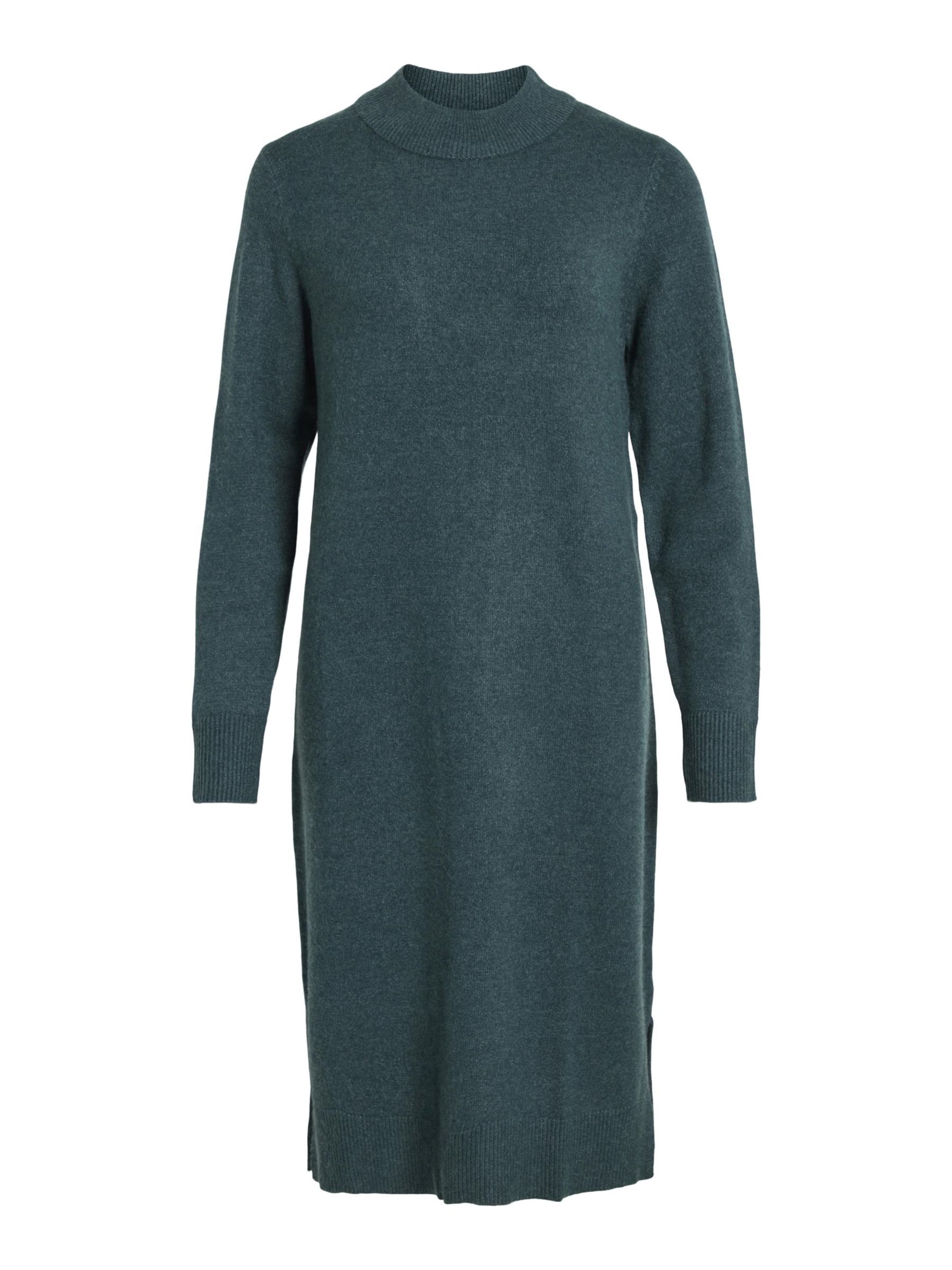 VILA Strikkjole 'VIRil' i grøn: forside