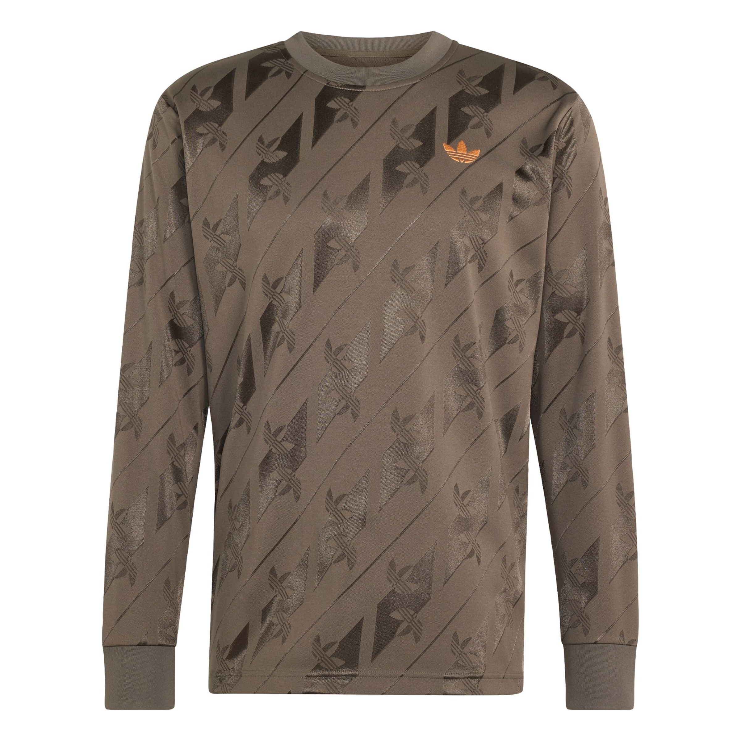 ADIDAS ORIGINALS - Camisa em castanho: frente