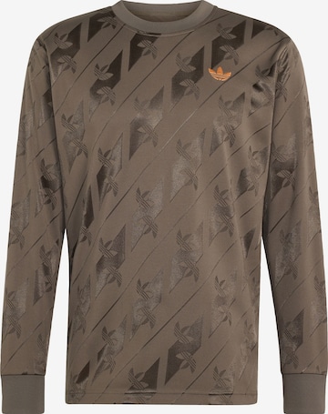 ADIDAS ORIGINALS - Camisa em castanho: frente