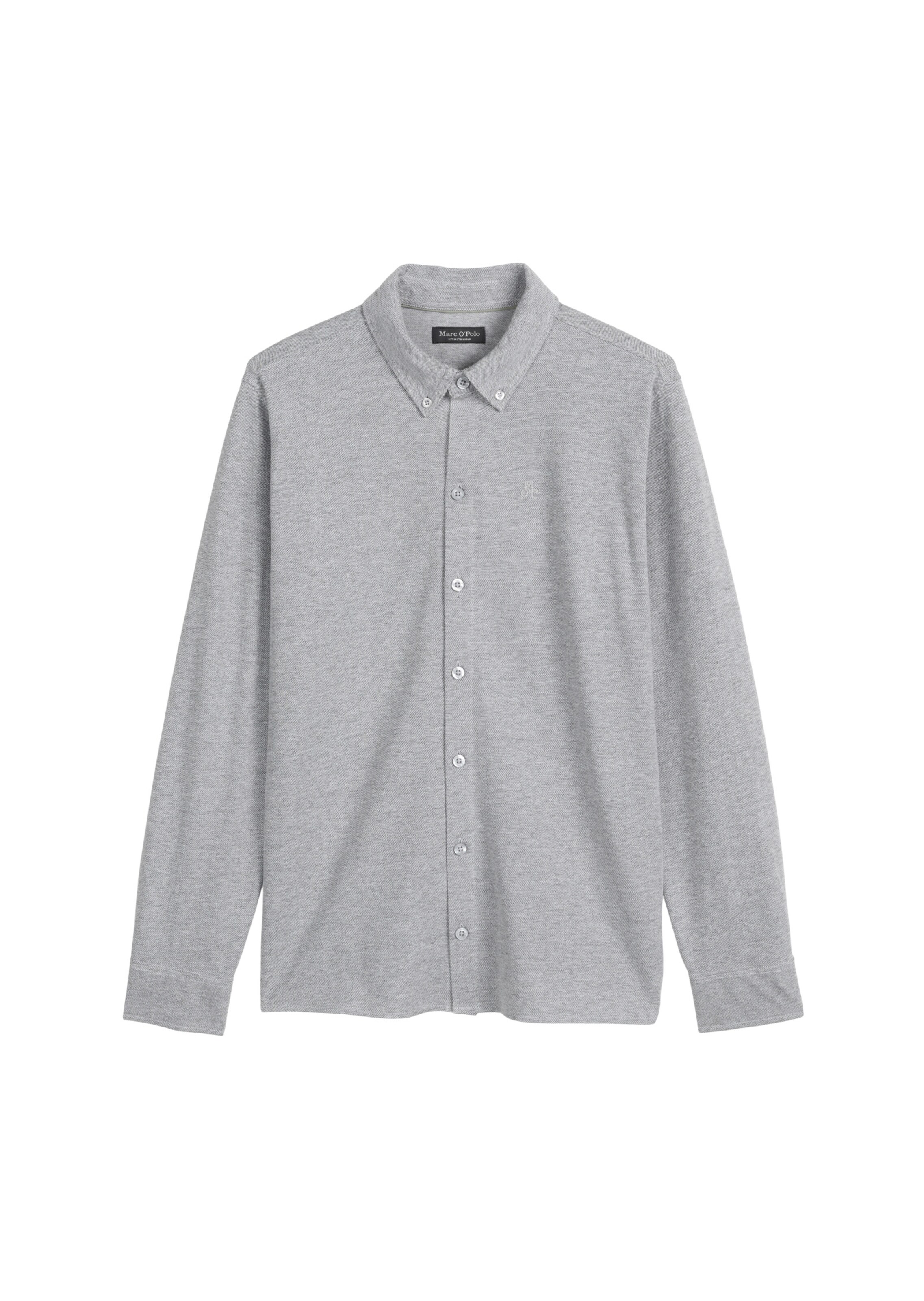 Marc O'Polo Regular Fit Hemd in Grau: Vorderseite