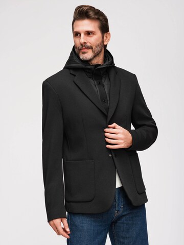 Ombre Regular fit Business-colbert in Zwart