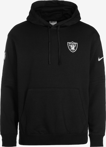 NIKE Athletic Sweatshirt 'Las Vegas Raiders' in Black: front