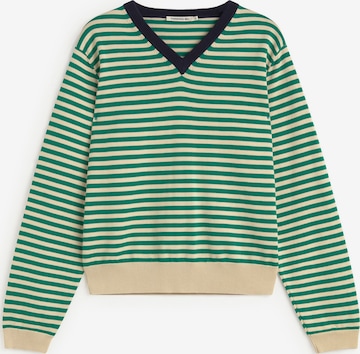 Thinking MU Pullover 'Nia' in Grün: Vorderseite