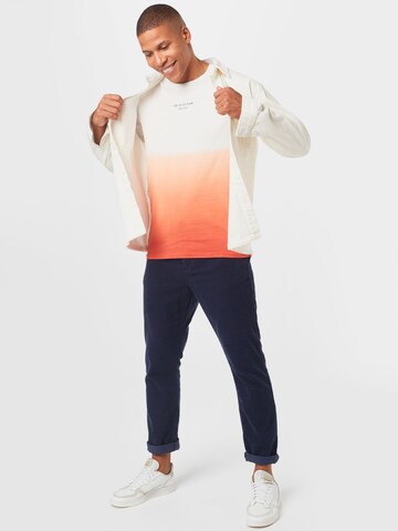 TOM TAILOR DENIM Tričko – oranžová