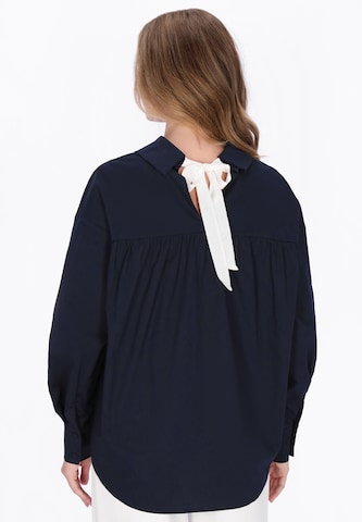 DreiMaster Klassik Blouse in Blue