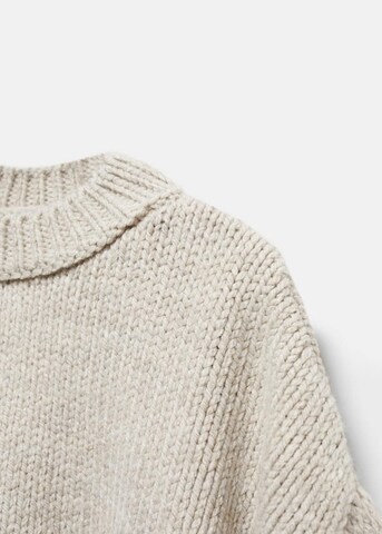 MANGO Pullover 'Piano' in Beige