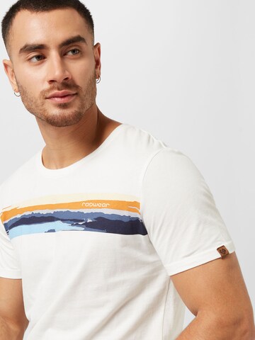 T-Shirt 'Horiz' Ragwear en blanc