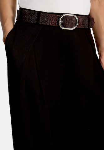 Loosefit Pantaloni di zero in marrone