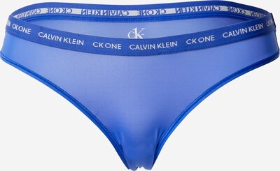 Calvin Klein Underwear Slip 'Brazilian' en bleu, Vue avec produit