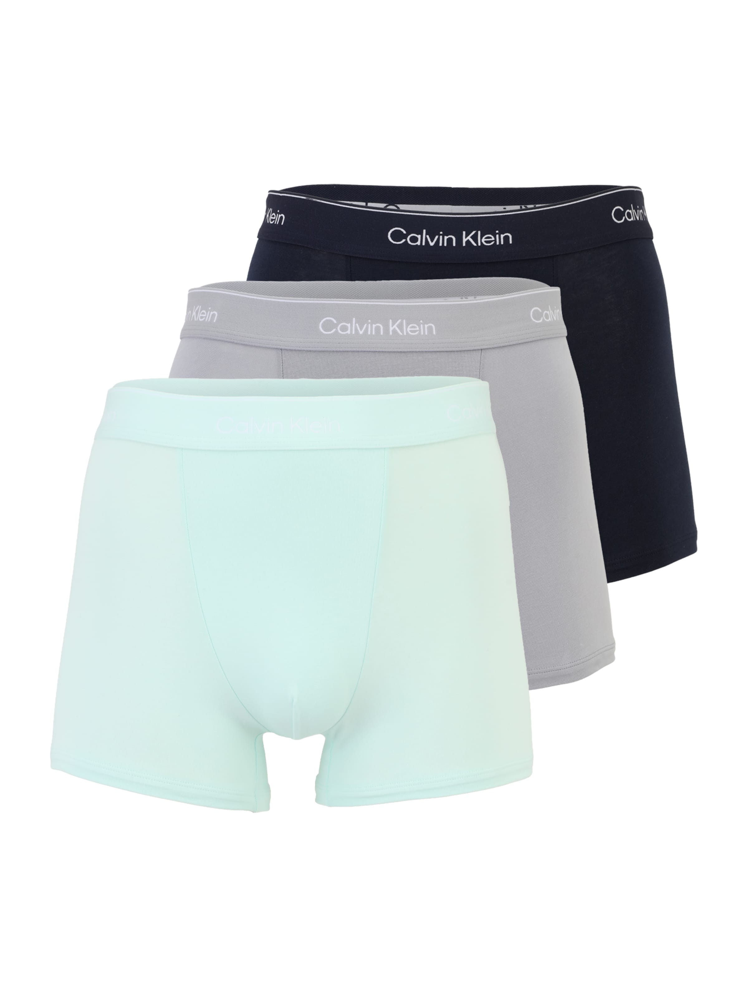 Calvin Klein Underwear Боксерки в сиво: отпред