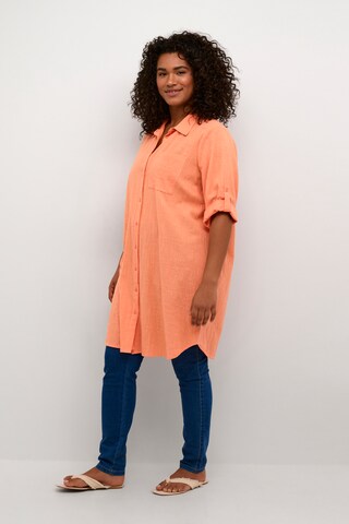 KAFFE CURVE Tunic 'Paula' in Orange