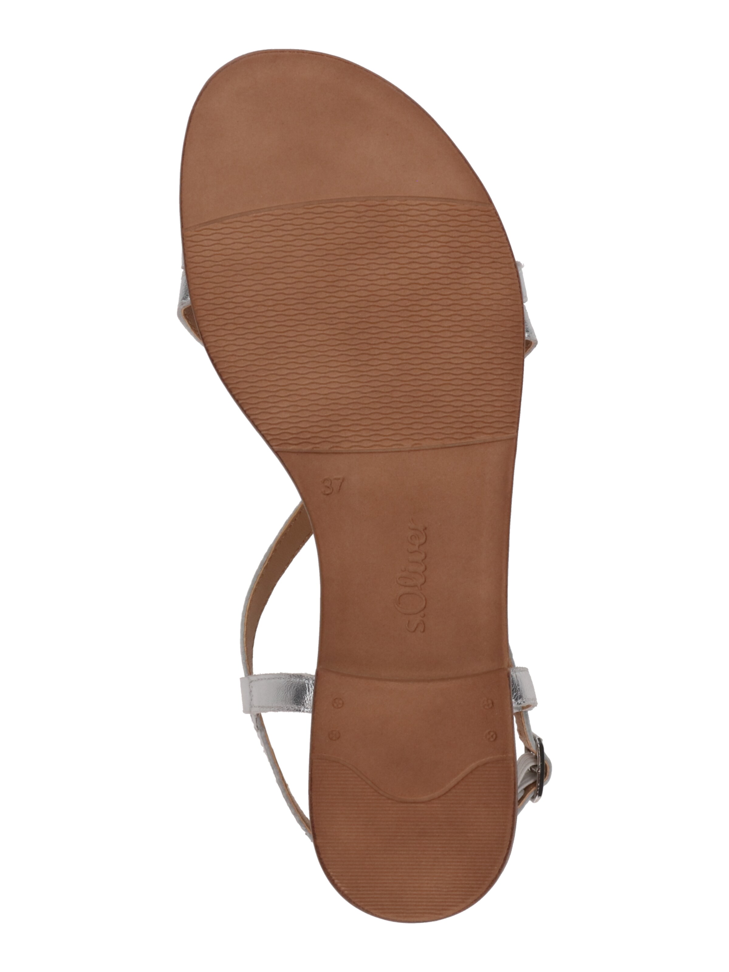 s.Oliver Strap sandal in Silver
