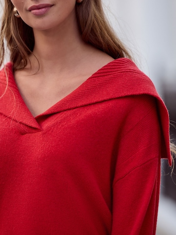Pulover 'N. Premium' de la Next pe roșu