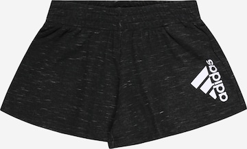 ADIDAS SPORTSWEAR Workout Pants 'Future Icons' in Black: front