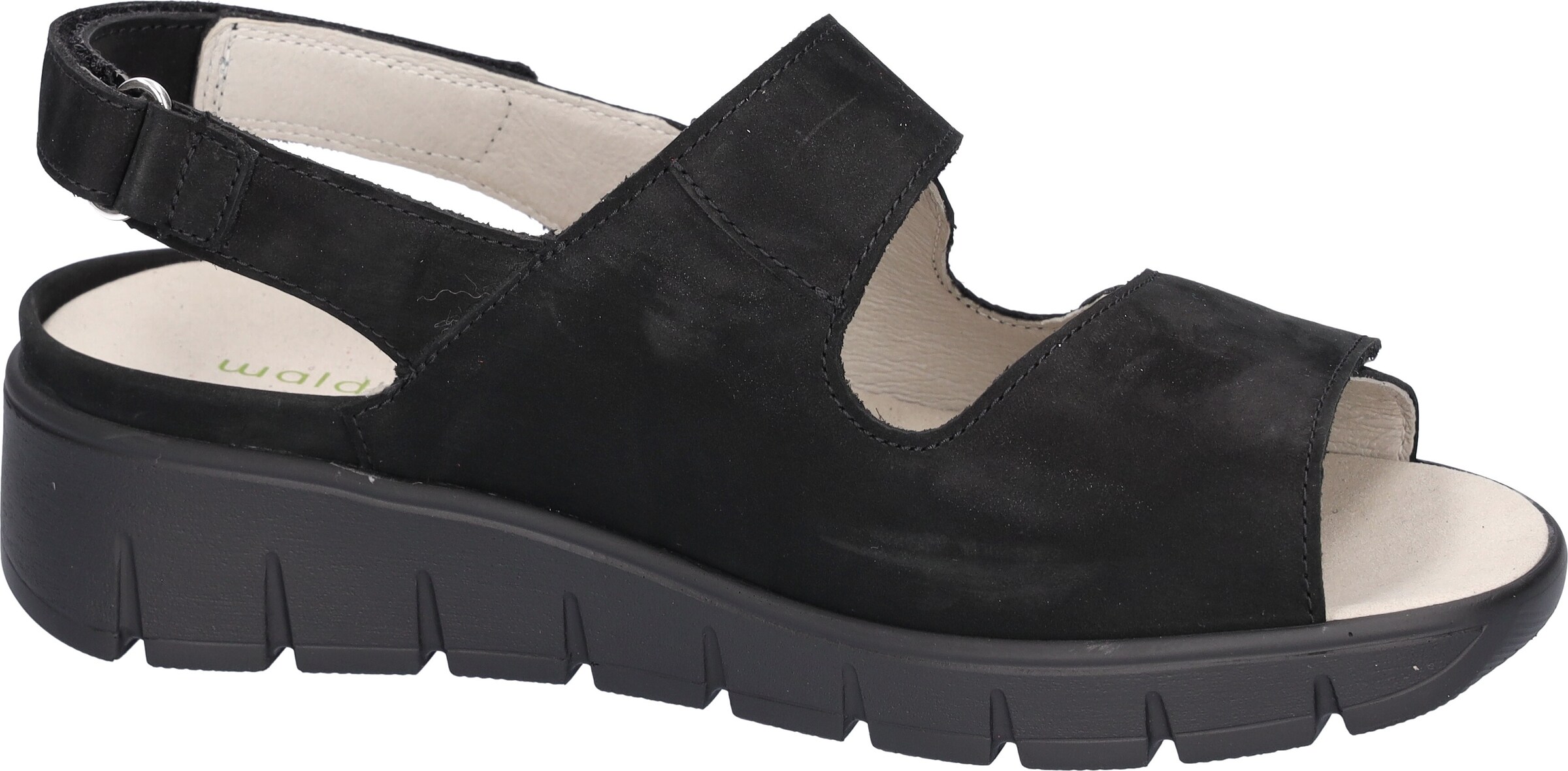 WALDLÄUFER Sandale in Schwarz