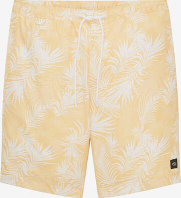 TOM TAILOR Board Shorts in Yellow: front