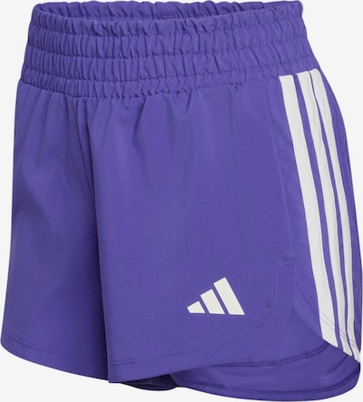 ADIDAS PERFORMANCE Sportske hlače 'PACER' veličine XS u ljubičasto plava / bijela, Pregled proizvoda