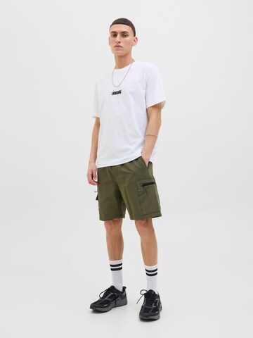 Loosefit Pantalon cargo 'JPSTJaiden Marcher' JACK & JONES en vert