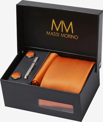 Massi Morino Tie in Orange: front