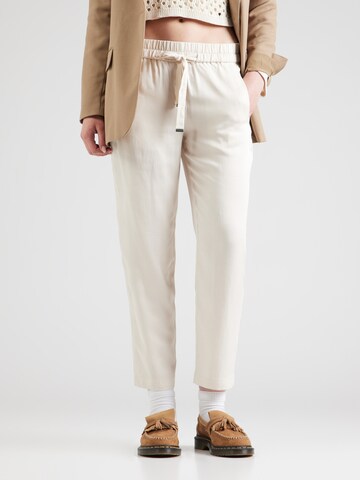 COMMA Regular Broek in Beige: voorkant