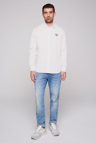 CAMP DAVID Regular fit Button Up Shirt in White