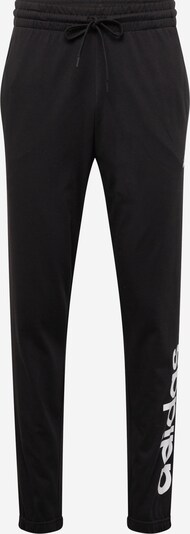 ADIDAS SPORTSWEAR Pantalon de sport 'Essentials' en noir / blanc, Vue avec produit