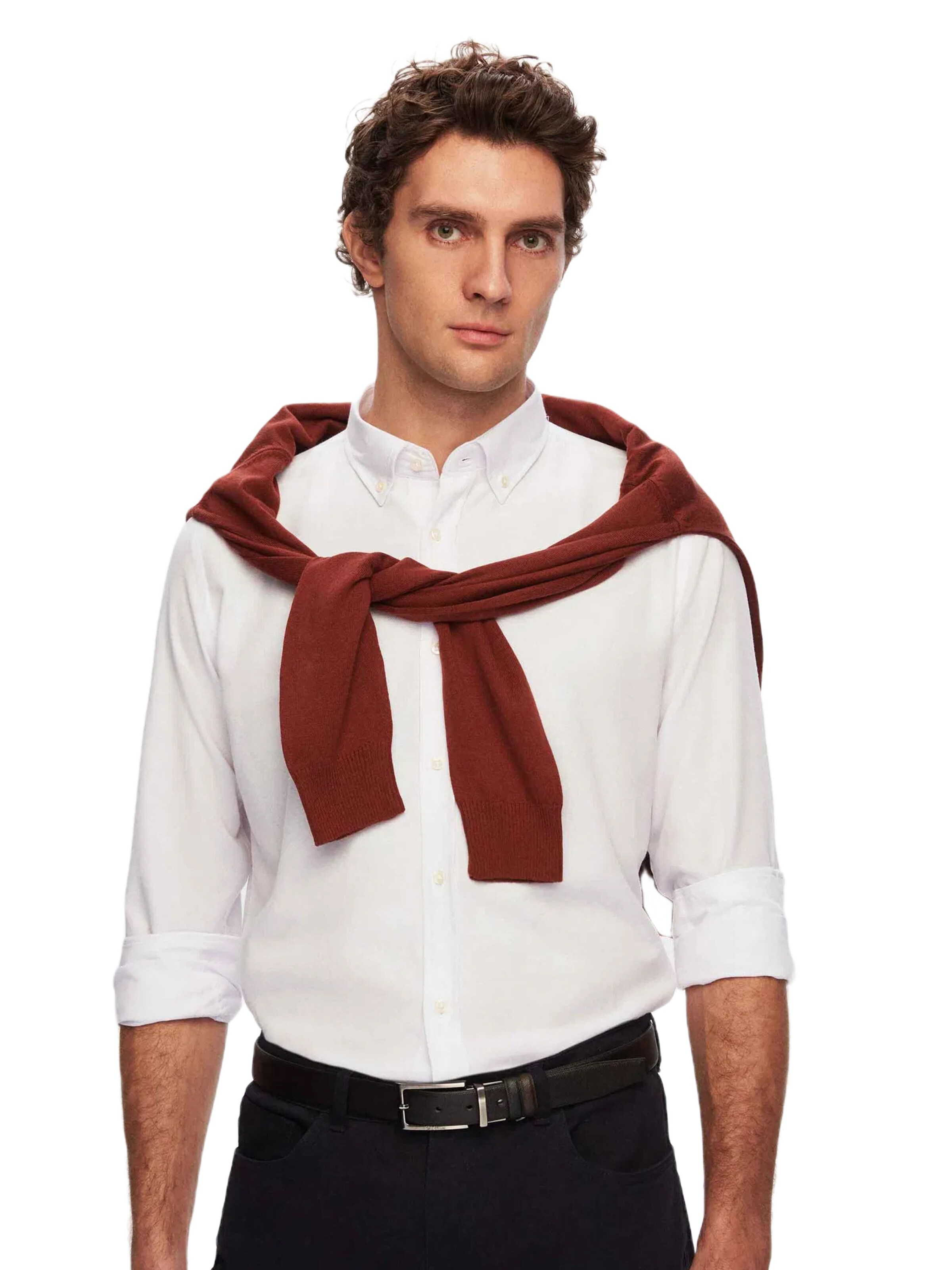 D’S Damat Regular fit Overhemd in Wit