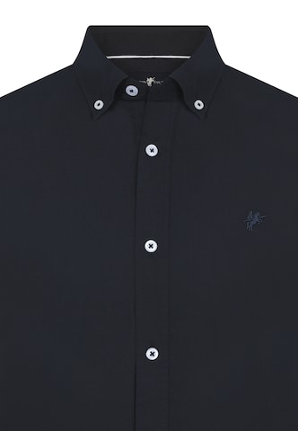 DENIM CULTURE Regular fit Button Up Shirt ' IVAR ' in Blue