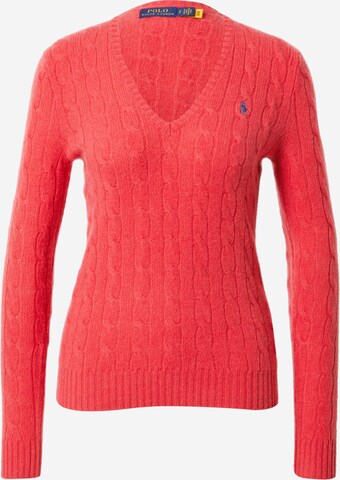 Polo Ralph Lauren Sweter 'KIMBERLY' w kolorze czerwony: przód