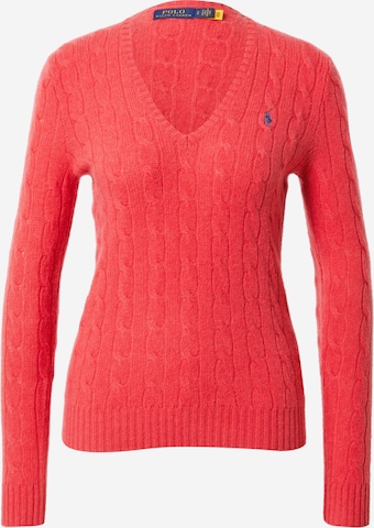 Pull-over 'KIMBERLY' Polo Ralph Lauren en rouge : devant