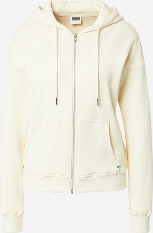 Urban Classics Sweatjakke i beige: forside