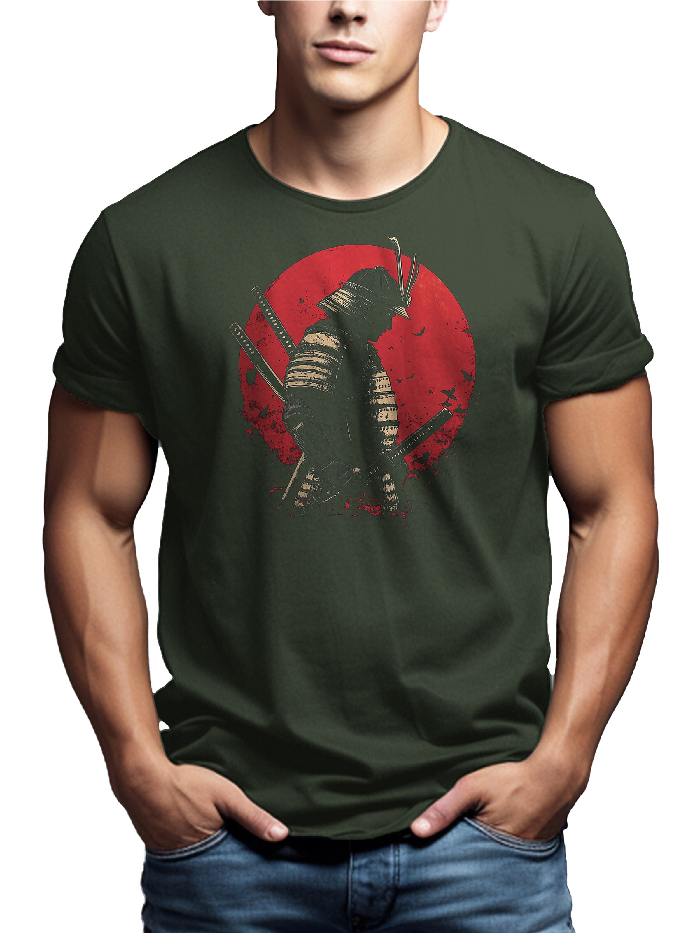 MAKAYA Shirt 'Samurai' in Green