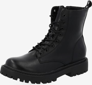 Palado Lace-up bootie 'Noleta' in Black: front