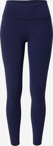 Reebok Workout Pants in Blue: front