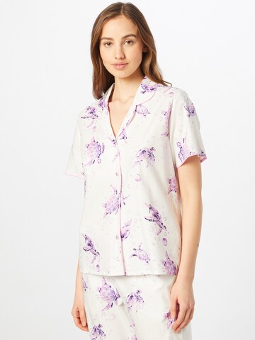 Cyberjammies Pajama Shirt 'Tilly' in White: front